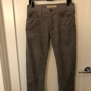 Light gray Burberry Men's Corduroy Pants (30 x 32)